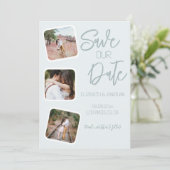 Coastal Blue Save The Date (Stehend Vorderseite)