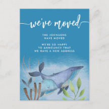 Coastal Blue Whale Nautical New Address Moving