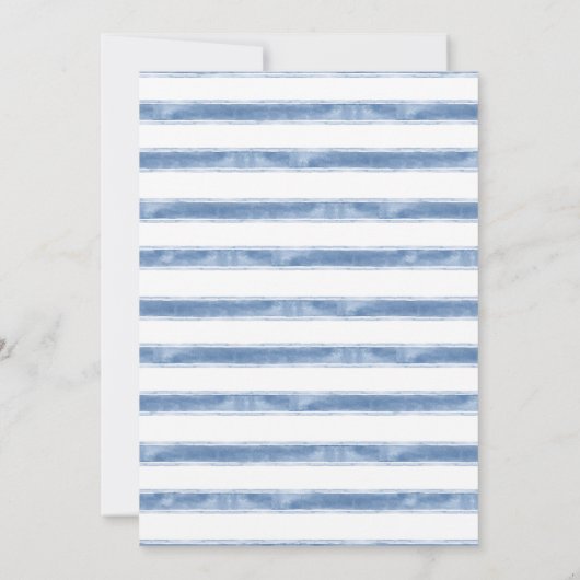 Coastal Blues Palm Tree Beach Wedding  Einladung (Rückseite)