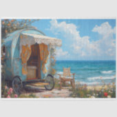 Coastal Bohemisch Sinti und Roma Caravan Decoupage Seidenpapier (Vorderseite)