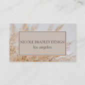 Coastal Boho Chic Design Visitenkarte (Vorderseite)