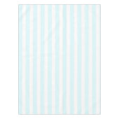 Coastal Boho Soft Blue Pastel Stripes Pattern Tischdecke (Vorderseite)