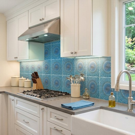 Coastal Boho Turtle Fliese