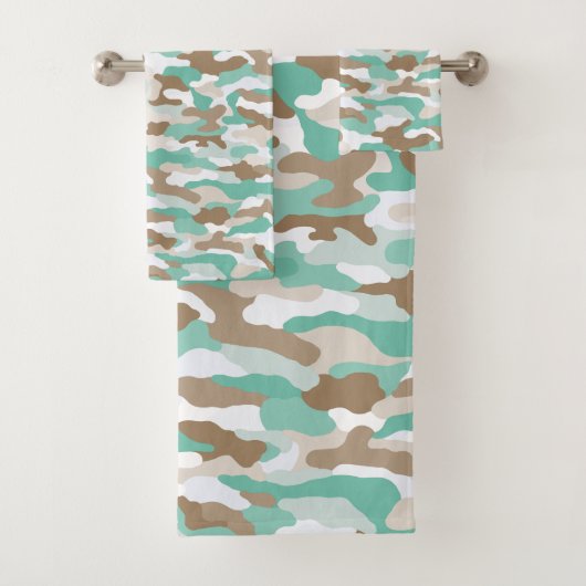 Coastal Camouflage Badhandtuch Set (Insitu)