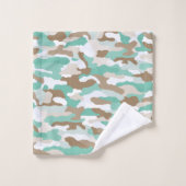Coastal Camouflage Badhandtuch Set (Waschlappen)