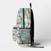 Coastal Camouflage Bedruckter Rucksack (Rechts)