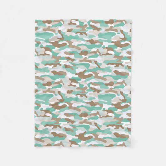 Coastal Camouflage Fleecedecke (Vorderseite)