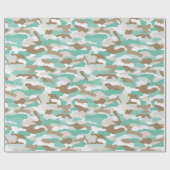 Coastal Camouflage Geschenkpapier (Flach)