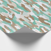 Coastal Camouflage Geschenkpapier (Ecke)