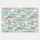 Coastal Camouflage Geschenkpapier Set (Vorderseite 3)