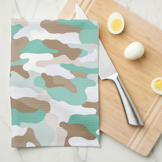 Coastal Camouflage Geschirrtuch (Viertel Falte)