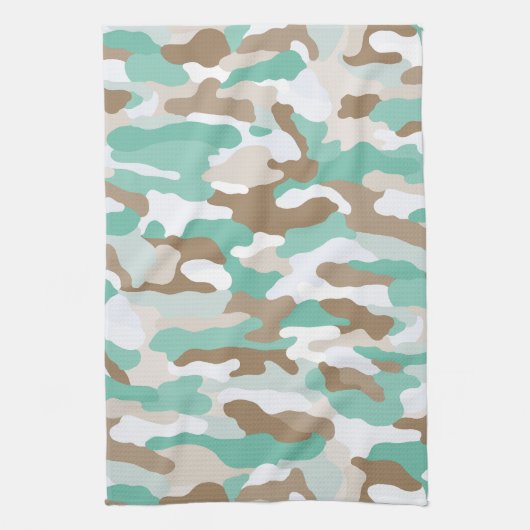 Coastal Camouflage Geschirrtuch (Vertikal)