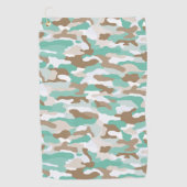 Coastal Camouflage Golfhandtuch (Vorderseite)