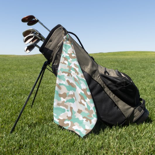 Coastal Camouflage Golfhandtuch (Gras)