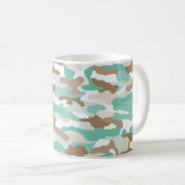Coastal Camouflage Kaffeetasse (VorderseiteRechts)