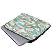 Coastal Camouflage Laptopschutzhülle (Vorne Knopf)