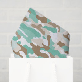 Coastal Camouflage Seidenpapier