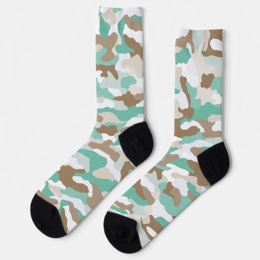 Coastal Camouflage Socken (Linkes Detail)