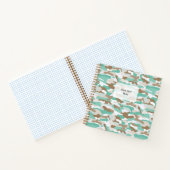 Coastal Camouflage Square Notizblock (Innenseite)