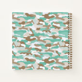Coastal Camouflage Square Notizblock (Rückseite)