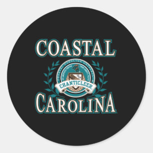Coastal Carolina Chanticleers Laurels Runder Aufkleber