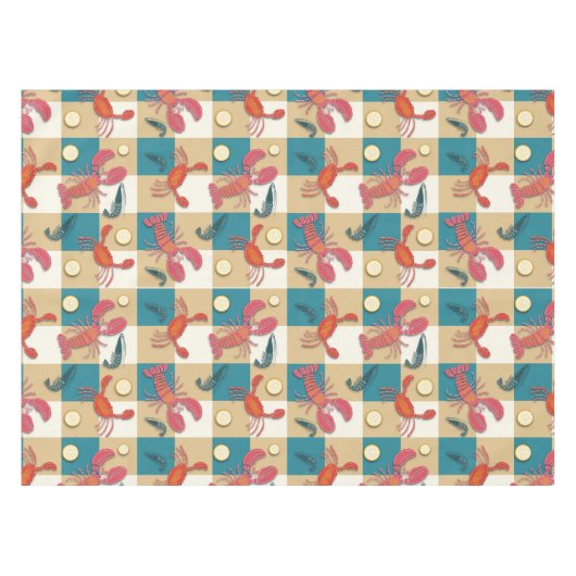 Coastal Catch Picnic  Tischdecke (Vorderseite (Horizontal))
