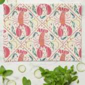 Coastal Catch Seafood Boil Geschirrtuch (Gefaltet)