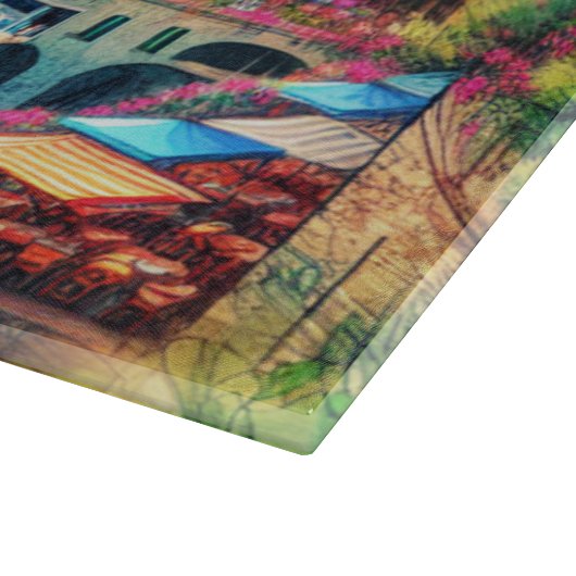 Coastal Charm Italien Cinque Terre | Schneidebrett (Ecke)