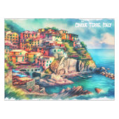 Coastal Charm Italien Cinque Terre | Tischdecke (Vorderseite (Horizontal))
