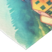 Coastal Charm Italien Cinque Terre | Tischdecke (Schrägansicht)