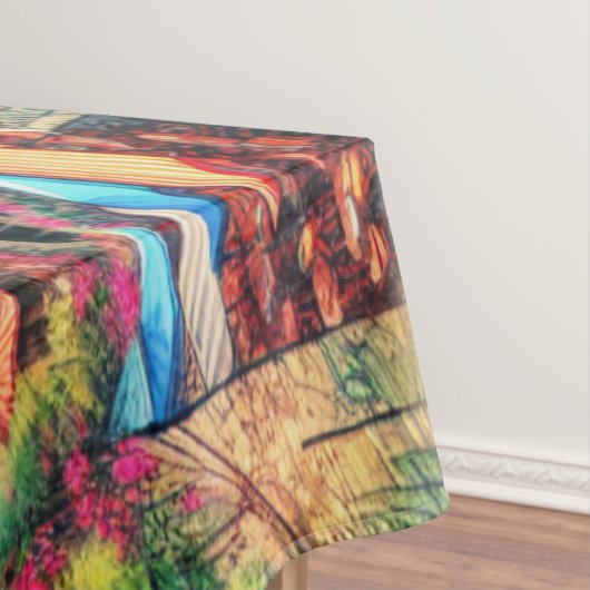 Coastal Charm Italien Cinque Terre | Tischdecke (Beispiel)