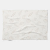 Coastal Charm Mandelmilch Geschirrtuch (Horizontal)