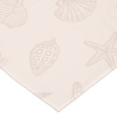 Coastal Charm Shell Pink Kurzer Tischläufer (Ecke)
