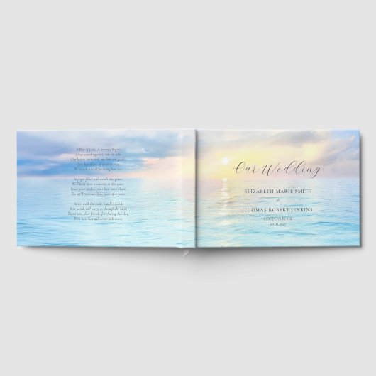 Coastal Charm Wedding Gästebuch (Voll)
