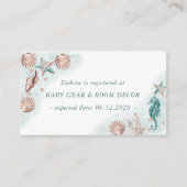 Coastal Chic | Anfrage zum Foto Aquamariner Starfi Begleitkarte (Vorderseite)