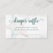 Coastal Chic | Aquamarine Kupferklatsche Begleitkarte (Vorderseite)