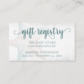 Coastal Chic | Aquamarines Register der Sternensch Begleitkarte (Vorderseite)