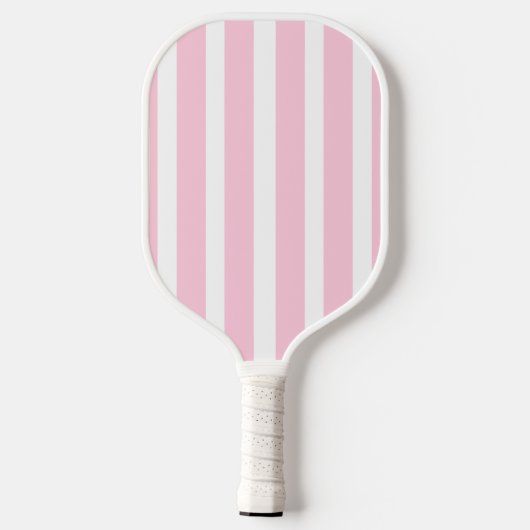 Coastal Chic Beach Club Pink Stripe Tropical Pickleball Schläger (Rückseite)