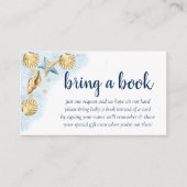 Coastal Chic | Blue Gold Korallenriff buchen Begleitkarte (Vorderseite)