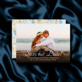 Coastal Chic | Foto des Korallenriffs (Blue and Go Save The Date