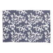 Coastal Chic Hamptons Blau-und Weiß Korallenriff Kissenbezug (Vorderseite-Links)