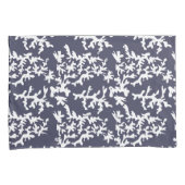 Coastal Chic Hamptons Blau-und Weiß Korallenriff Kissenbezug (Vorderseite-Rechts)