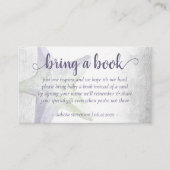 Coastal Chic | Lila Grüner Starfish Buch bringen Begleitkarte (Vorderseite)