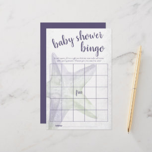 Coastal Chic   Lila Starfish Bingo Duschspiel
