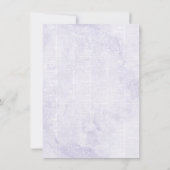Coastal Chic | Lila und Lindengrünes Foto Dankeskarte (Rückseite)