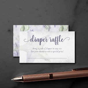 Coastal Chic   Lila Windelwanze Begleitkarte