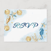 Coastal Chic | Moderne Korallenriff UAWG - Auswahl Postkarte (Vorderseite)