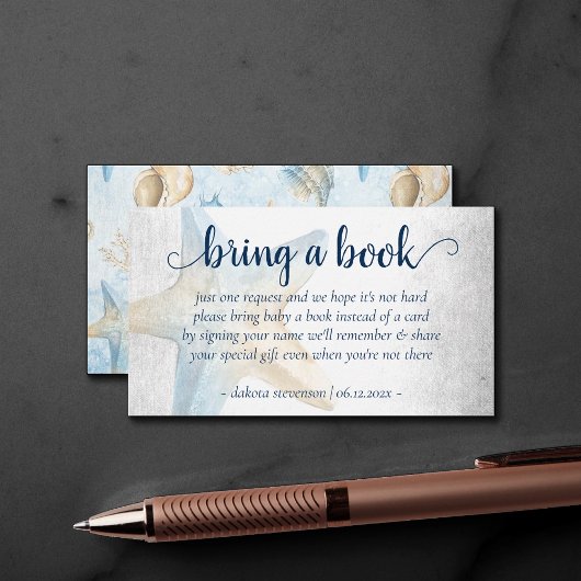 Coastal Chic | Modernes Korallenriff buchen Begleitkarte