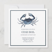 Coastal Chic Navy Crab Fest Meeresfrüchte Boil Par (Vorderseite)