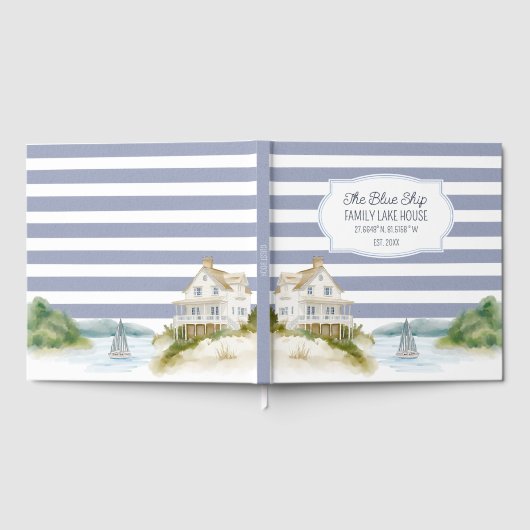 Coastal Chic Rental Family Lake House Gästebuch (Voll)